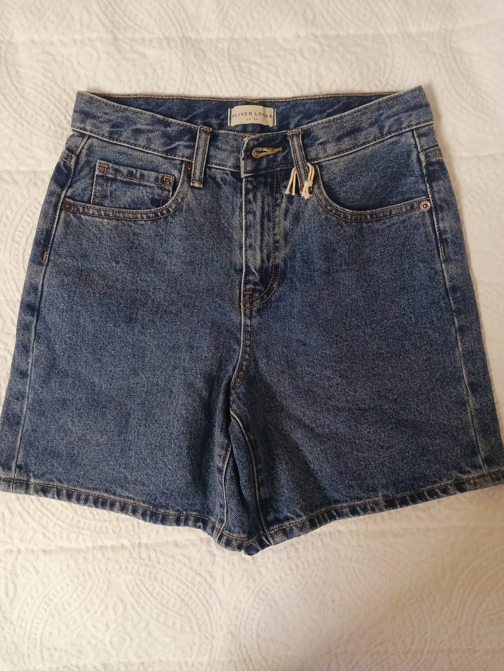 OLIVER LOGAN ..Blue Denim Shorts
